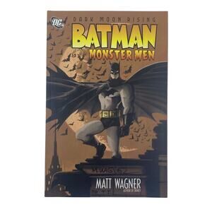 Batman Monster Men TPB Signed Matt Wagner Dark Moon Rising DC 2006